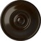Ekena Millwork Jefferson Ceiling Medallion (Fits Canopies up to 2 7/8"), Hand-Painted Bronze, 11 3/4"OD x 3/8"P CM12JEBZS - alternate 1